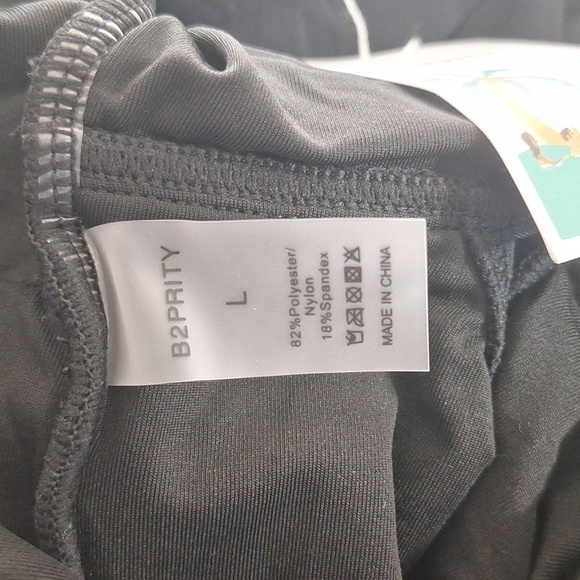 B2PRITY Black One Piece Ruffle Sleeve Swimsuit - Picture 11 of 12